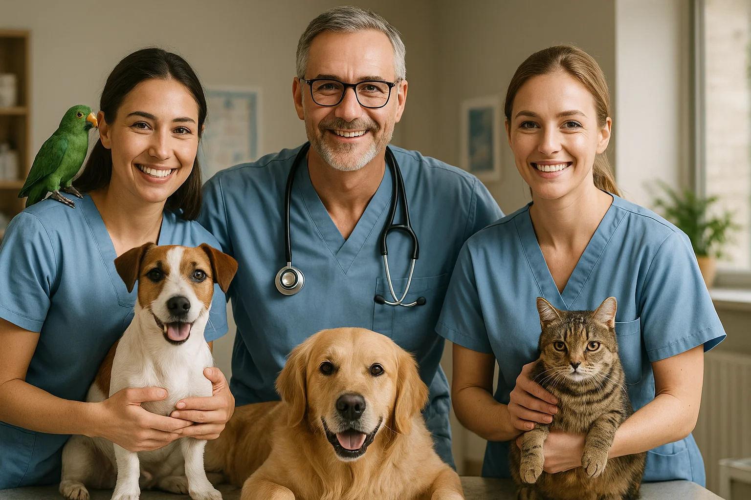 Veterinary clinic background